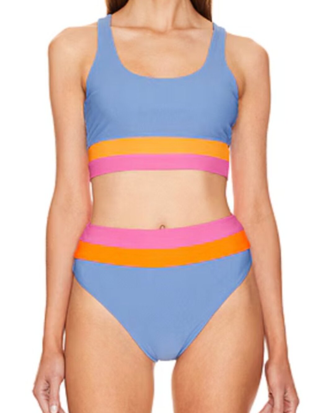 BEACH RIOT Heidi Bottom in Daydreamer colorblock size S. NWT